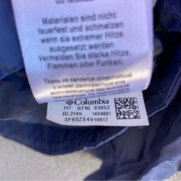 Columbia Switchback Waterproof Packable Purple Jacket Sz S - Picture 14 of 15